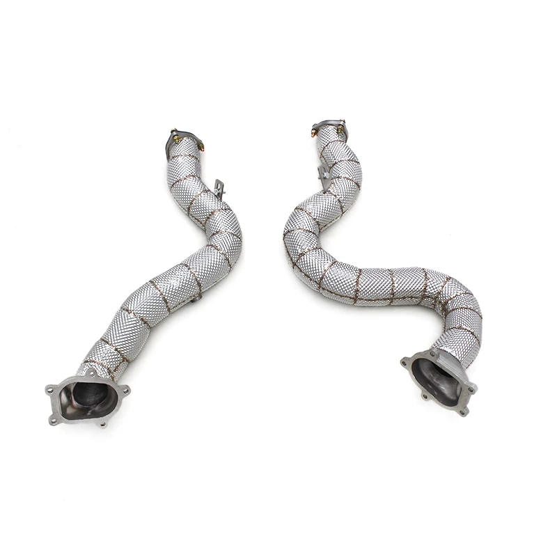 Custom Exhaust Free Flow System For Audi S8 D4 4.0T 2013-2018 Performance Stainless Steel Pipes Dynamic Sound Exhaust System