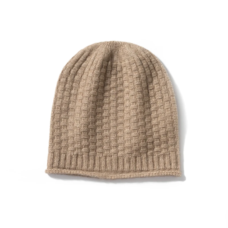 nuovo-cappello-da-donna-per-l'autunno-e-l'inverno-berretto-in-maglia-spessa-caldo-e-casual-ideale-per-l'uso-all'aperto-100-cashmere-tinta-unita-morbido-berretto-da-ragazza