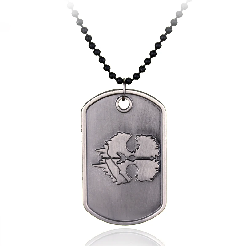 Call of Duty Halskette COD Military Ghosts Dog Tag Charm Anhänger Schlüsselanhänger Duty Metall