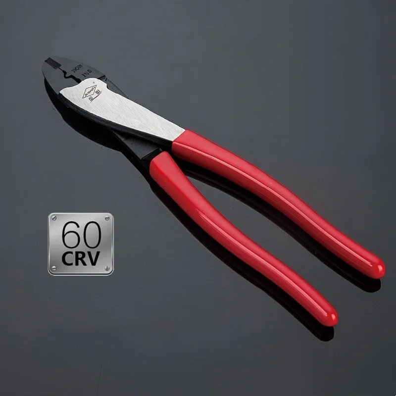 Imagem -04 - Multifuncional Wire Stripper para Eletricistas Alicate de Crimpagem Descascador de Fios Manuais Aço de Alto Titânio Ferramentas Manuais Cortador de Cabos 1pc
