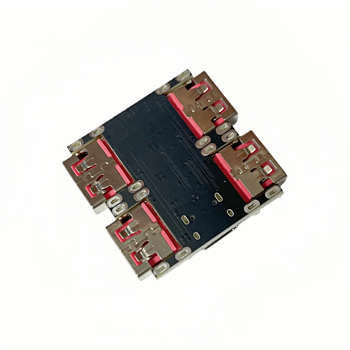 XL334P4 USB2.0 4-port Controller Expansion Module USB 2.0 to 4 Channel Way Splitter USB-HUB Type-C Extender Board 40MB/S