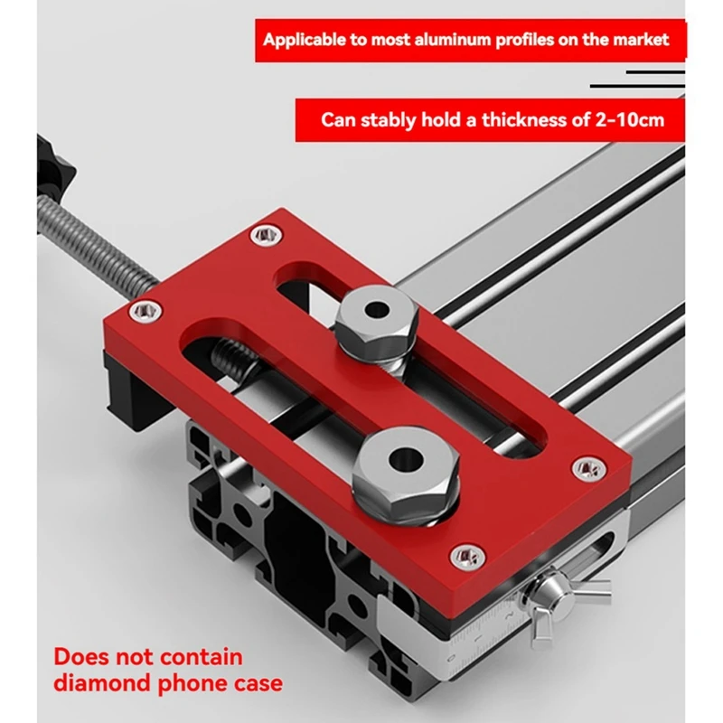 BAAG-ユニバーサルアルミプロファイル穴あけ治具、ドリルパンチングロケーター補助ツールアルミプロファイルスクリューパンチャー