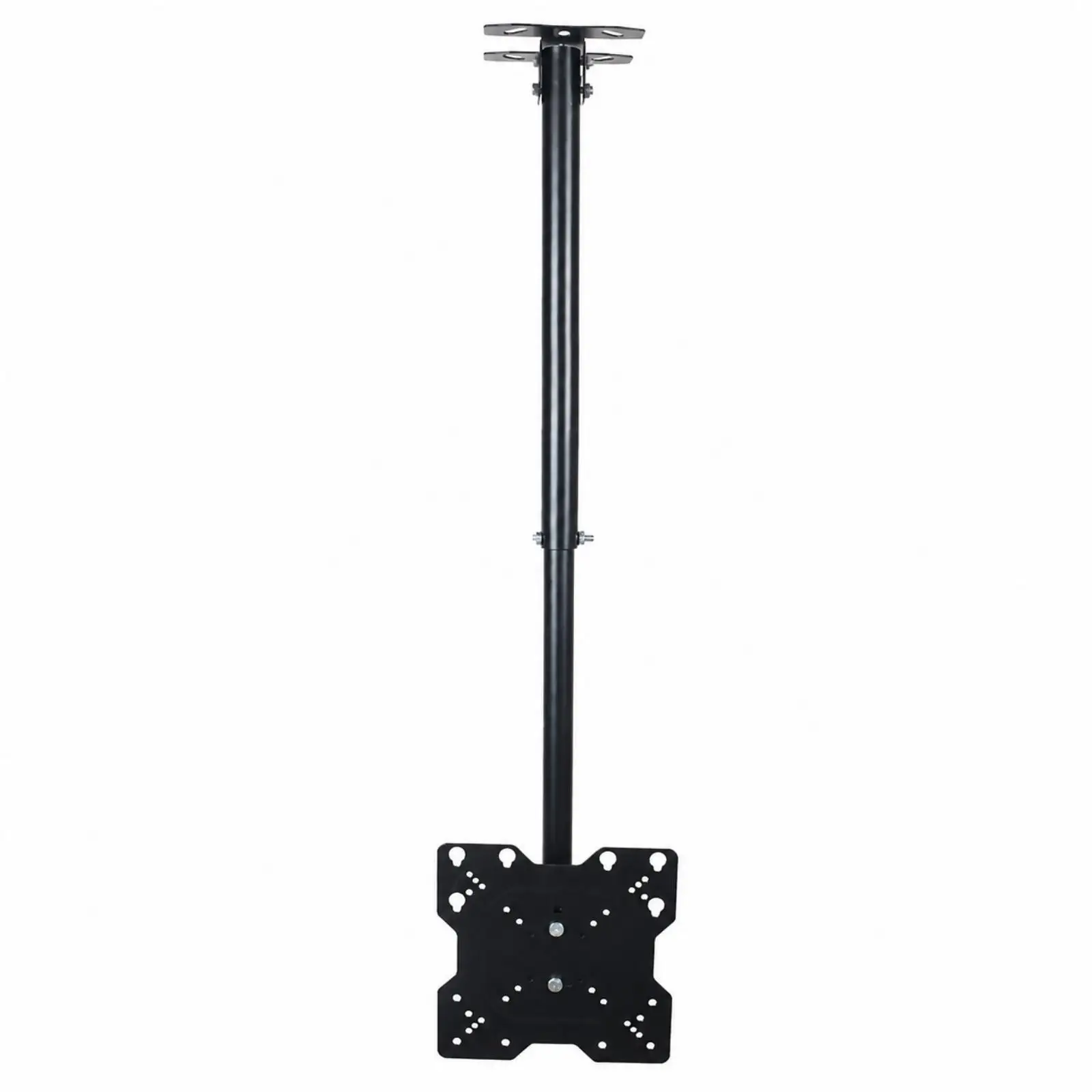 Overhead-Mounted TV Bracket with Adjustable Pole Easy Installation Full Motion Overhead Mount Stable Tilt and Swivel TV Mount