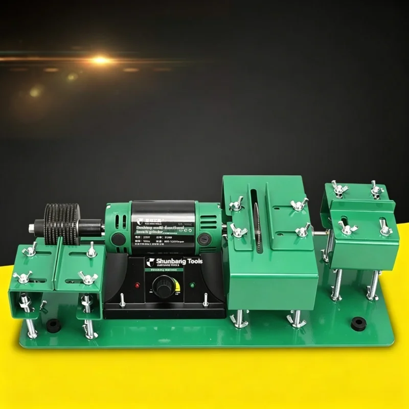 KOTUMY 220V Woodworking Tenon Machine 7/10 Blades Tenon Cutter for Wood Bamboo Birdcage Making