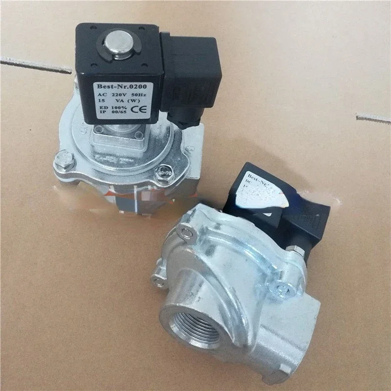 DMF-Z-25 right angle pulse solenoid valve 1 inch DN25 AC220V DC24V