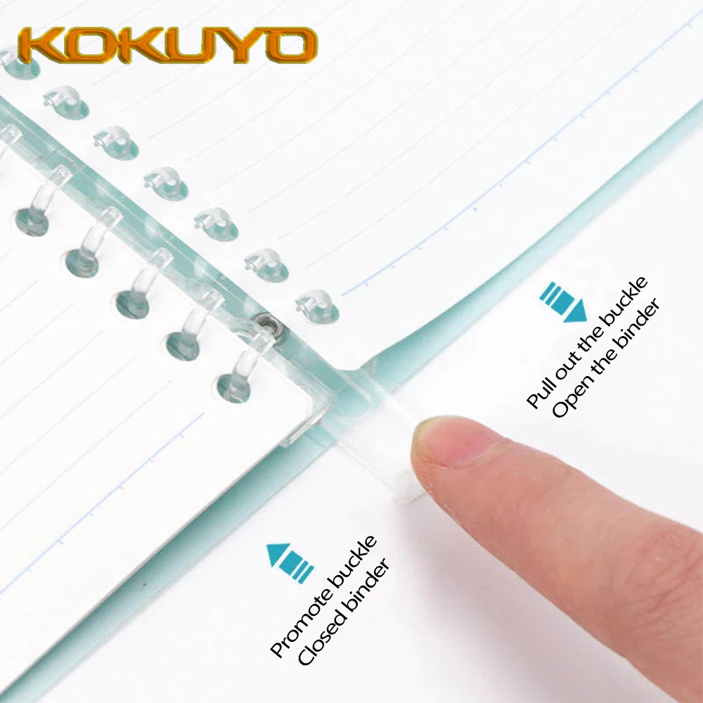Nowe japońskie segregatory KOKUYO Campus, akcesoria biurowe, kawaii notesy, segregatory do notatek, artykuły szkolne, format B5 — zdjęcie produktu 5