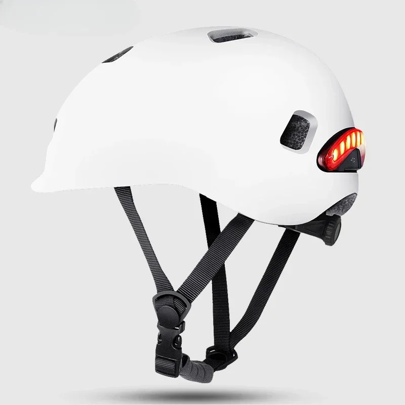 

Motorcycles accessories Smart LED Warning Flash Riding Helmet Electric Scooter and Other bike bicycle Cycling Helmet