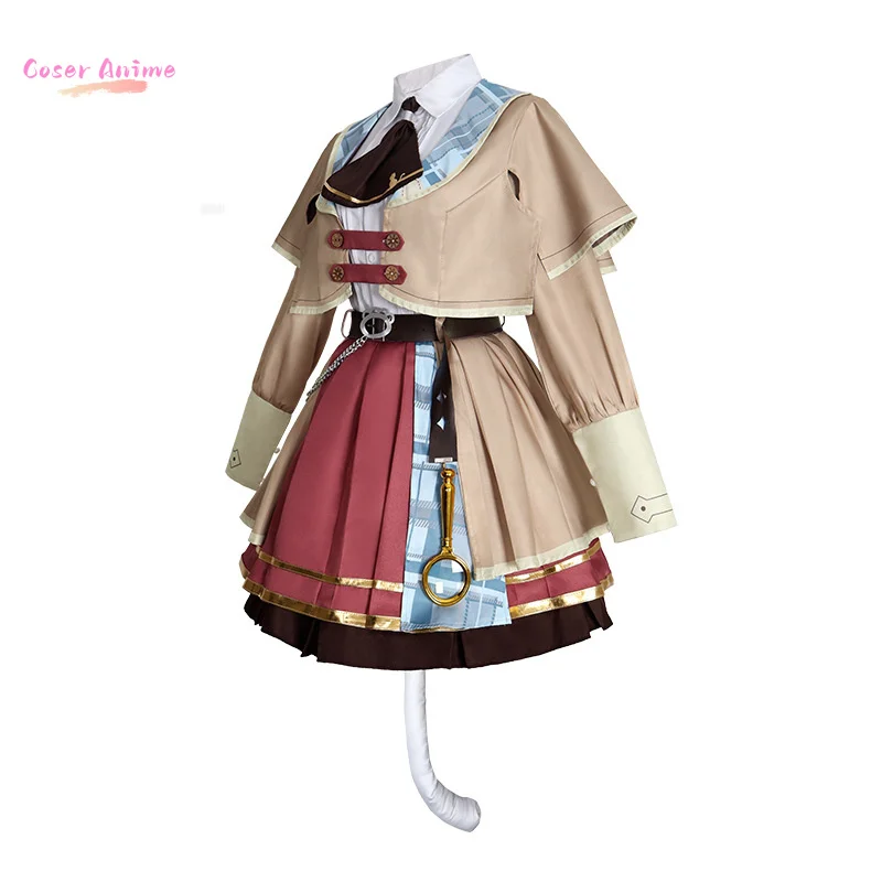 게임 프로젝트 세카이 컬러풀 스테이지! 아즈사와 코하네 코스프레 의상 유니폼 할로윈 파티 여성용 남성용 카니발 소품