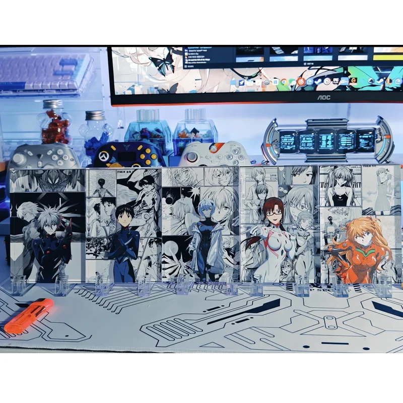 

EVA NEON GENESIS EVANGELION Acrylic Stand Block Asuka Ikari Shinji Ayanami Rei Anime HOBBY Goods Gift Animation Derivatives