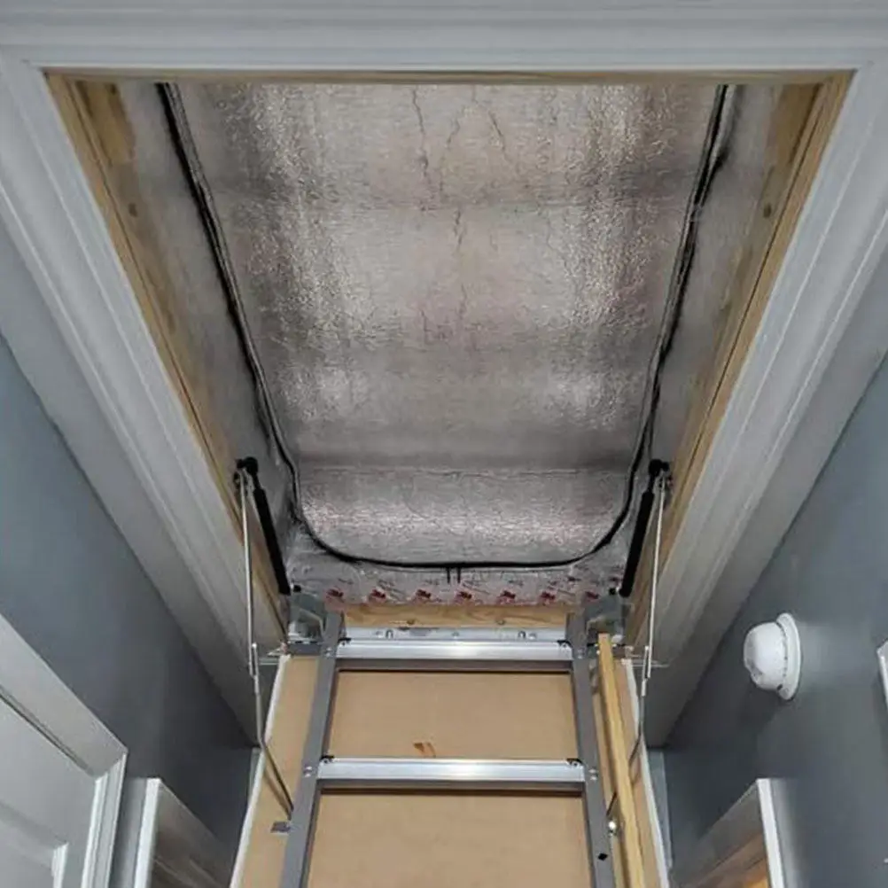 

Теплоизоляционный чехол для чердачных лестниц, сверхпрочный, 40 мм, термозащитный, легко устанавливаемый, для использования на лестницах и чердачных дверях