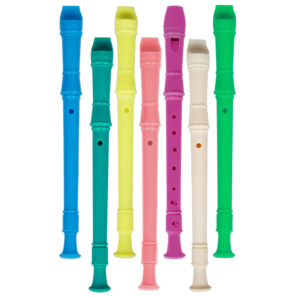 IRIN 8 Hole Flute Clarinet ABS Harp Recorder Musical Instrument Music Education with Cleaning Stick for Children Kids Beginner