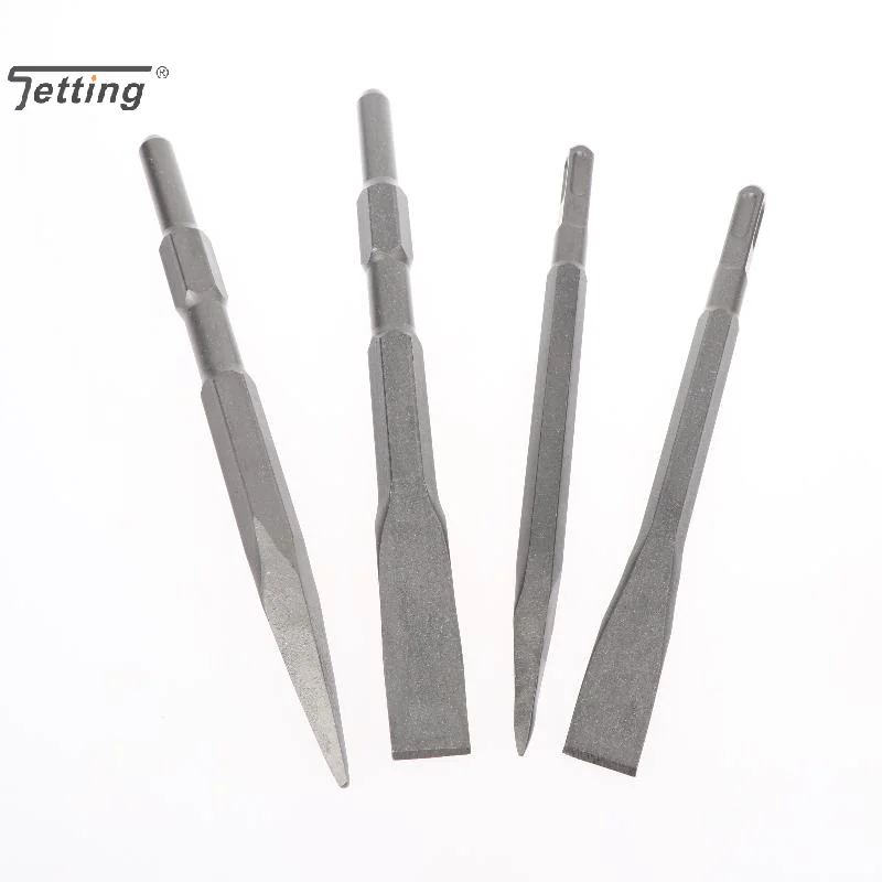 1 PCS Electric Hammer Impact Drill Pointe/Flat Chisel Electric Hammer Chisel Extended Slotting Pick
