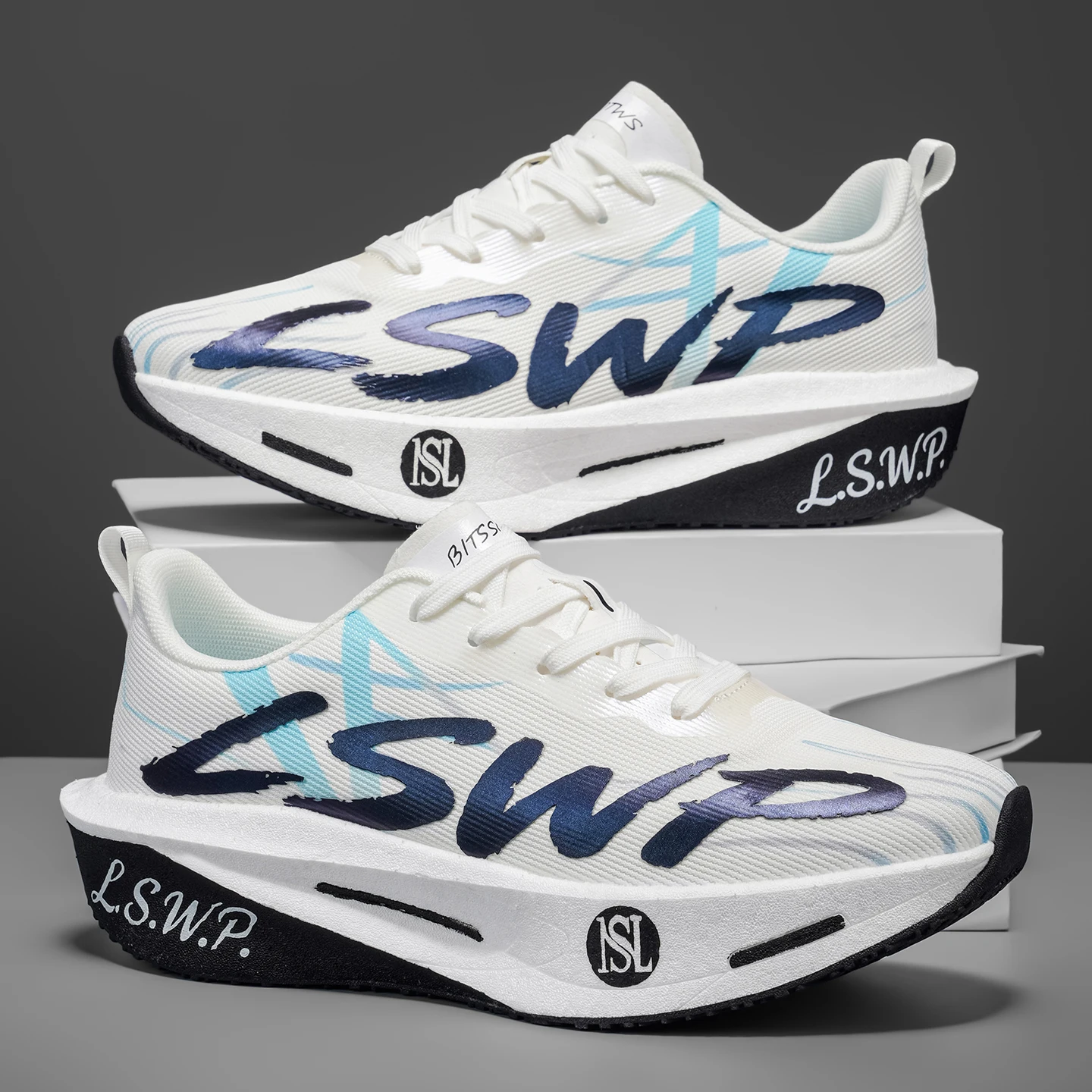 Freizeitsportschuhe für Herren, Ganzjahres-Freizeitschuhe für Herren, Outdoor-Sport-Laufschuhe für Herren, Freizeitschuhe mit dicker Sohle und erhöhter Absatzhöhe, geeignet für Outdoor-Aktivitäten, Fitness, Straßenjoggen, vielseitige, modische und trendige Freizeitschuhe, geeignet für alle Jahreszeiten – Detail 3