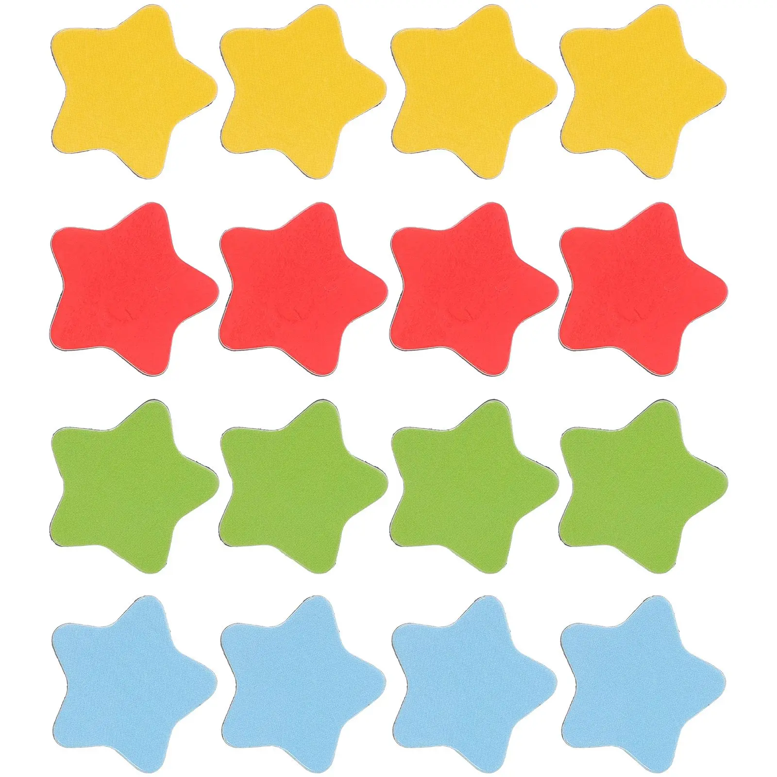 80 Pcs Star Tiles Whiteboard Fridge Magnets Number Soft Magnetic Decorations for Classroom