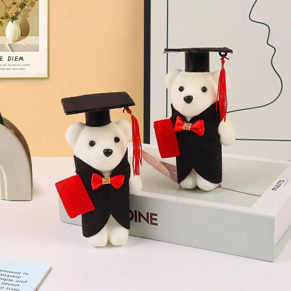 Graduation Season Graduation Bear Doll Celebrate Party Congratulation Bachelor Bear Plush Toy Commemorative 14cm