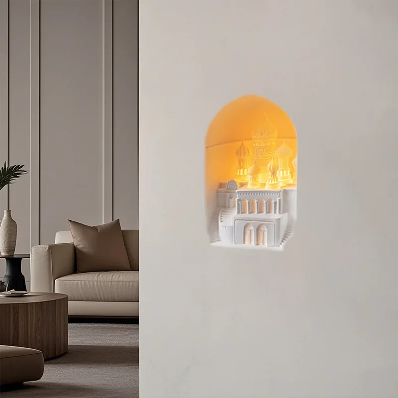 Applique d'angle induction gypse coin intégré