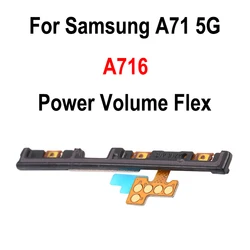 For Samsung Galaxy A71 5G A716 Power Volume Side Key Button Flex Cable ON OFF Switch Flex Cable Replacement Repair Parts