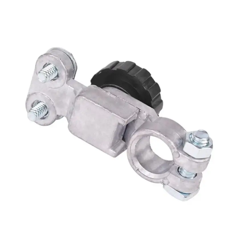 

Battery Disconnect Button Heavy Duty Battery Disconnect Button Fixed Handle Isolator Top Mount Knob Clamp Marine Power Key For