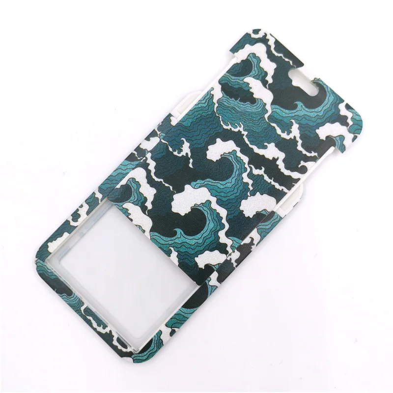 Kanagawa Hokusai Wave Horizontal Neck Strap Lanyards ID badge card holder keychain Mobile Phone Gift Ribbon webbing necklace