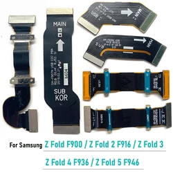 NEW Spin Axis Flex Hinge Main Board LCD Connector Rotary Shaft Flex Cables For Samsung Z Fold 6 2 3 4 5 F916 F936 F946 F900