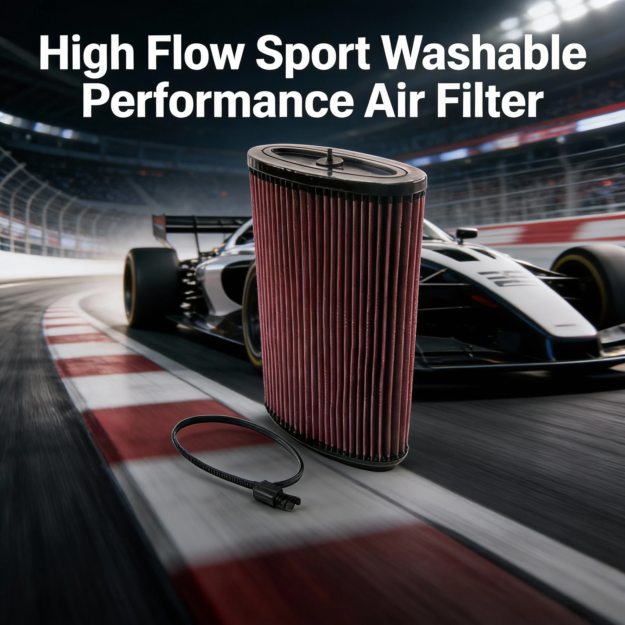 

Спортивный моющийся воздушный фильтр высокой производительности E-2295 98711013300 для Porsche Boxster Cayman 2004-2012 2.7 2.9 3.2 3.4