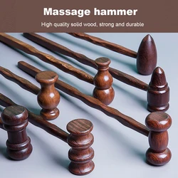 Wooden Massage Hammer Knock Back Meridian Hammer Back Massage Hammer Chicken Wing Wood Massager Health Hammer Massage Equipment