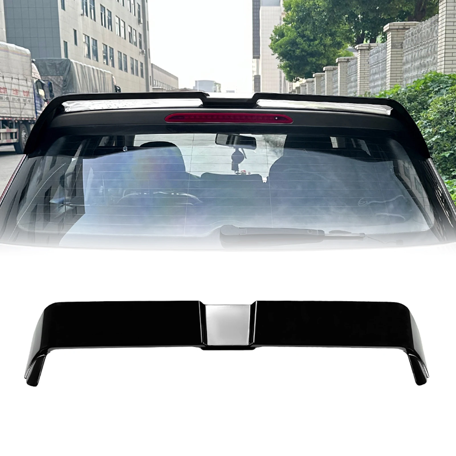 Rear Roof Spoiler Wing Lip For Volkswagen VW Golf 7 Golf7.5 MK7 MK7.5 2013-2019 Standard Version Tail Tailgate Upper Splitter