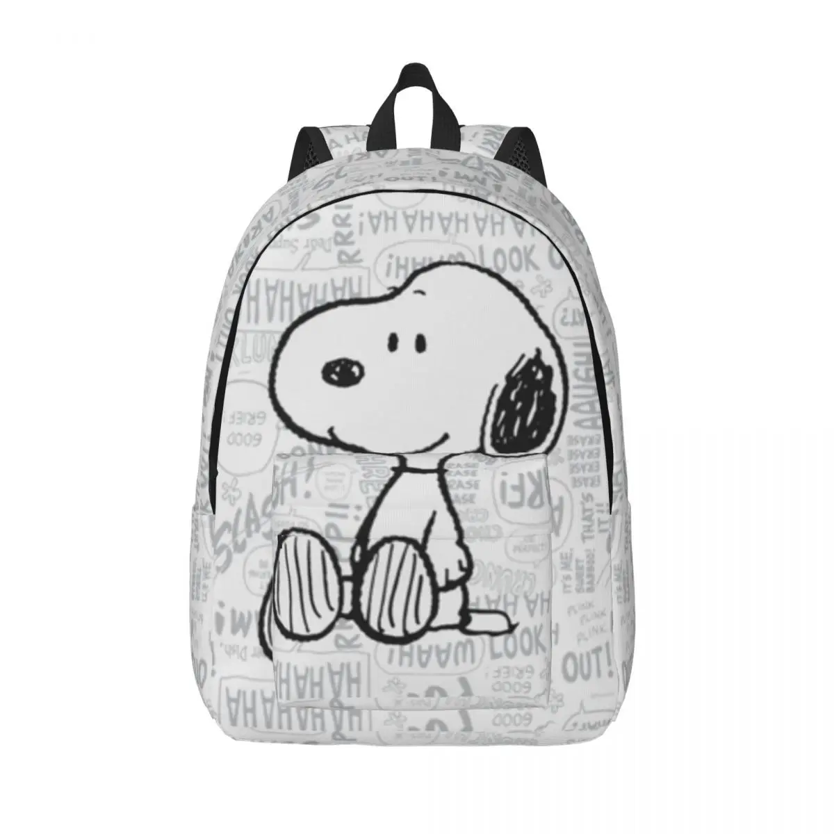 Snoopy Printed Lightweight Casual Schoolbag For School, Outdoor, Shopping, Office 15.7in 17.7in