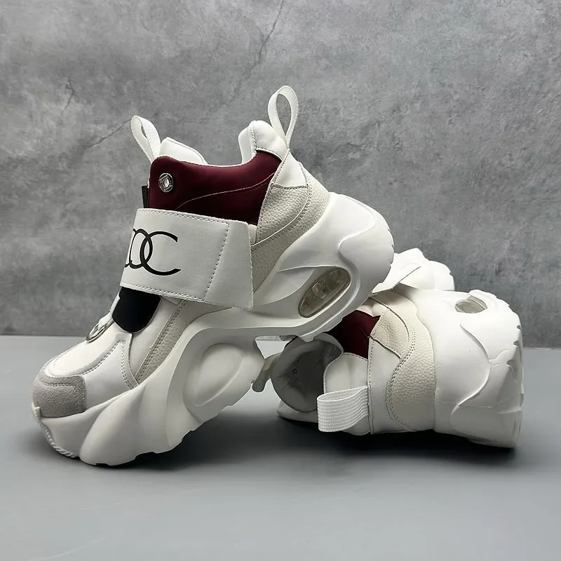 أحذية رياضية رجالية ذات نعل سميك، أحذية كاجوال رجالية عصرية ومتعددة الاستخدامات على طراز الشارع #5