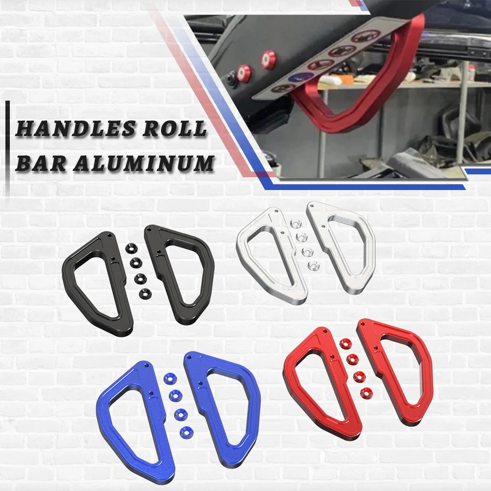 

For Can-Am Maverick X3 XDS XRS XMR XRC Turbo Handle Hand Holder Aluminum Roll Bar Grab Handle Seat Hand Handle Grab Bar Rail