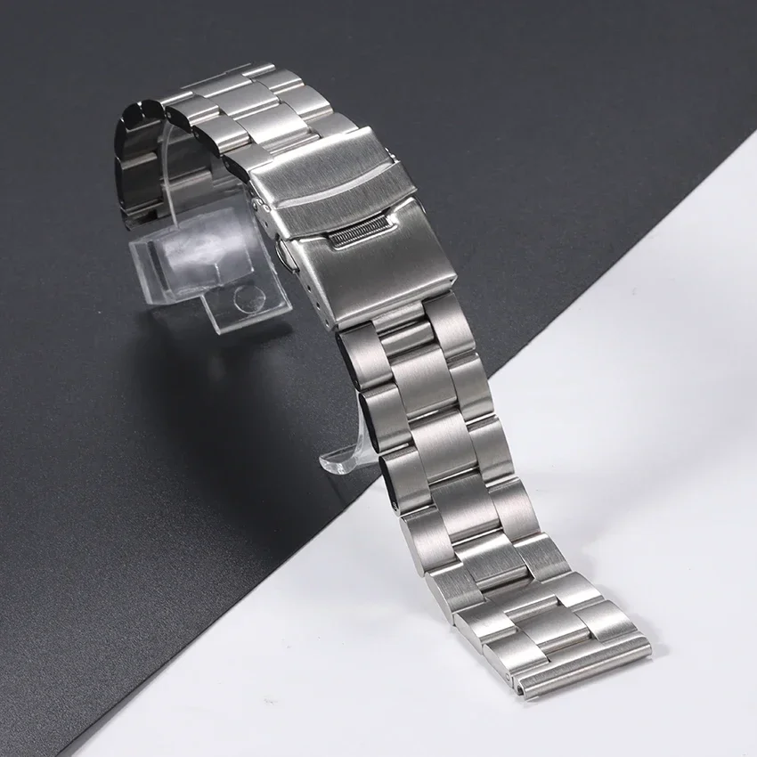 18mm 20mm 22mm 24mm 26mm Stainless Steel Watch Band for Seiko SKX007 SKX009 Replacement Quick Release Wrist Band Metal Bracelet