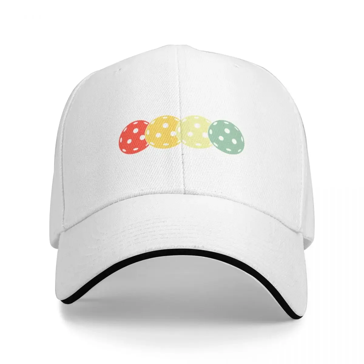 Pickleball Balls Retro Cap Baseball Cap rave baseball cap |-f-| Ball Women beach fashion Men's