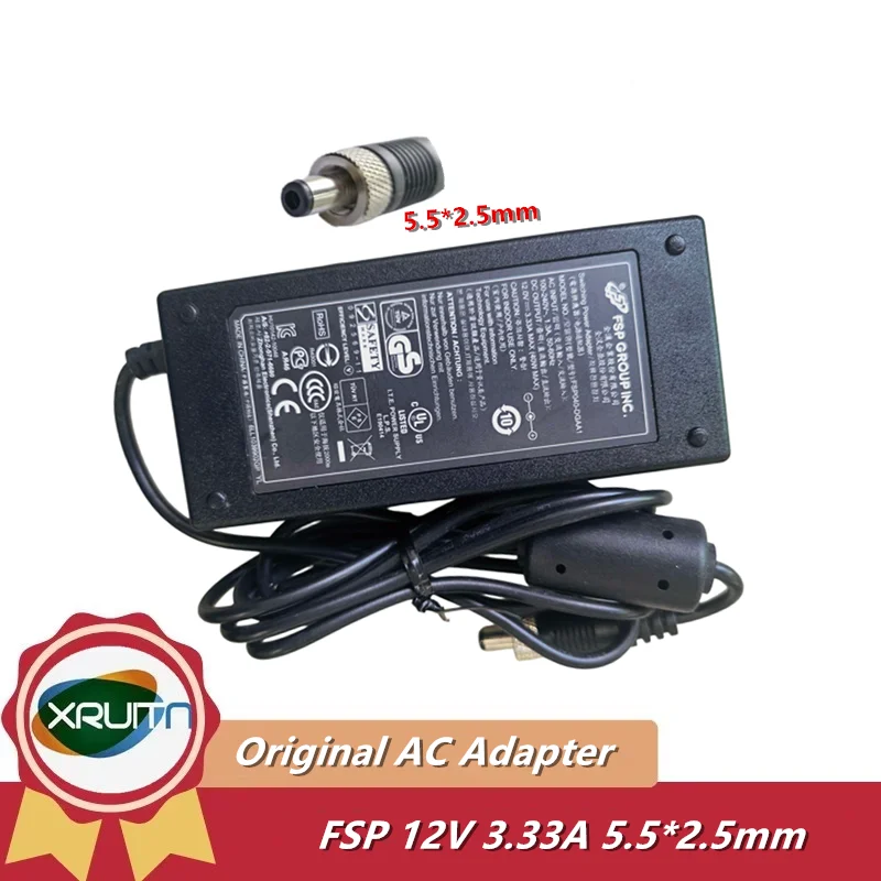 Genuine FSP FSP040-RHAN2 FSP040-DGAA1 12V 3.33A AC Switching Power Adapter for FSP036-RAB FSP036-RBBN2 Monitor Charger