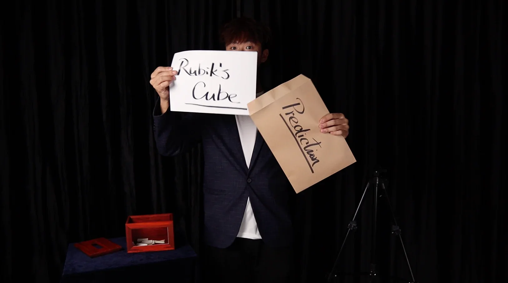 

Квантовая коробка для заготовок от Pen&MS Волшебные трюки Предсказание Магия Деревянная коробка Профессиональный фокусник Сценические иллюзии Уловки Ментальный реквизит