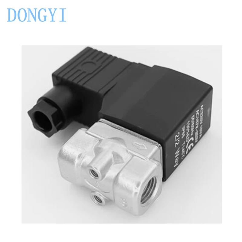 Fluid Control Valve Direct-acting and Normally Closed 2L030 2LH030 -06 -08 A B C E F AC220V DC24V AC110V DC12V AC24V