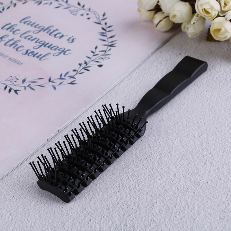 Men Plastic Vent Hair Brush Comb Anti-Static, Massage Hair Care Ribs Comb