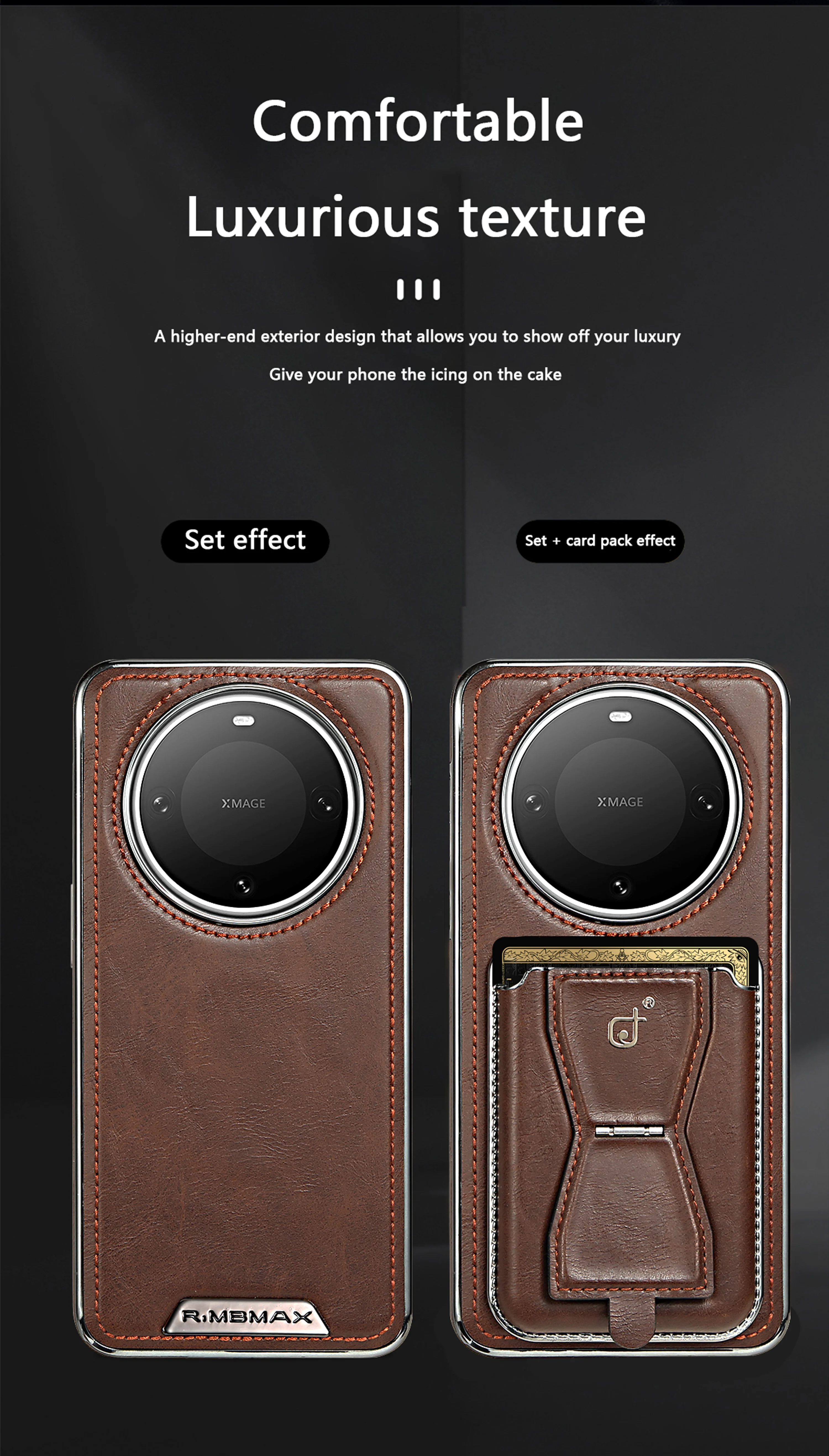 レザーカードウォレットスタンド、磁気充電付き電話ケース、Huawei Mate70 60 P 70用バックカバーギフト