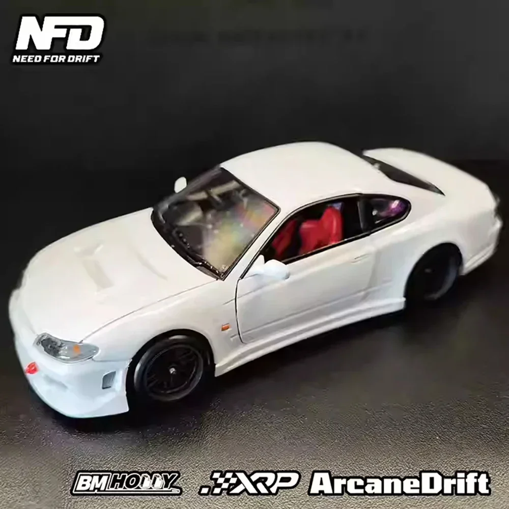 XRP NFD-S15 1/24 RTR Drift Car RC Remote Control Car Alloy Simulation Model Car MINI Racing Adults Childrens Toys