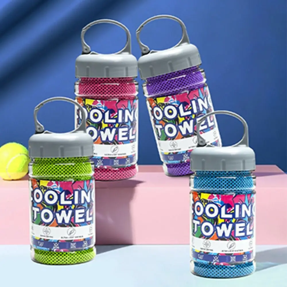 New Breathable Cooling Towel Ultra Soft Lightweight Microfiber Towels Quick Drying Sunstroke Prevention Ice Wipes Outdoor Sports