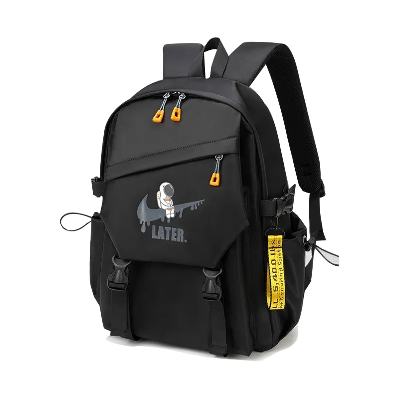 Korean version of minimalist Harajuku backpack for men and women, trendy and cool on the streets, travel backpack, college style