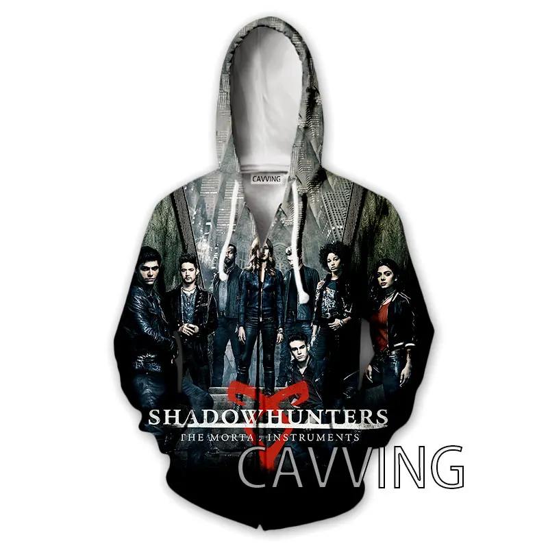 CAVVING 3D Printed  Shadowhunters  Zipper Hoodies Zip Hooded Sweatshirt Harajuku Hoodie Sweatshirt for Men/women  Z01