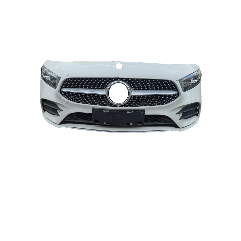 

Front bumper assembly for A-Class W177 with radiator and headlamps