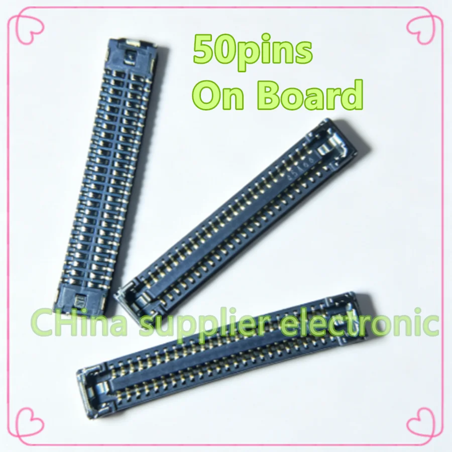 50pins For Huawei MatePad 10.4 11 2021 DBY-W09 DBY-AL00 LCD Display  FPC Motherboard cable sub-screen display seat end plug