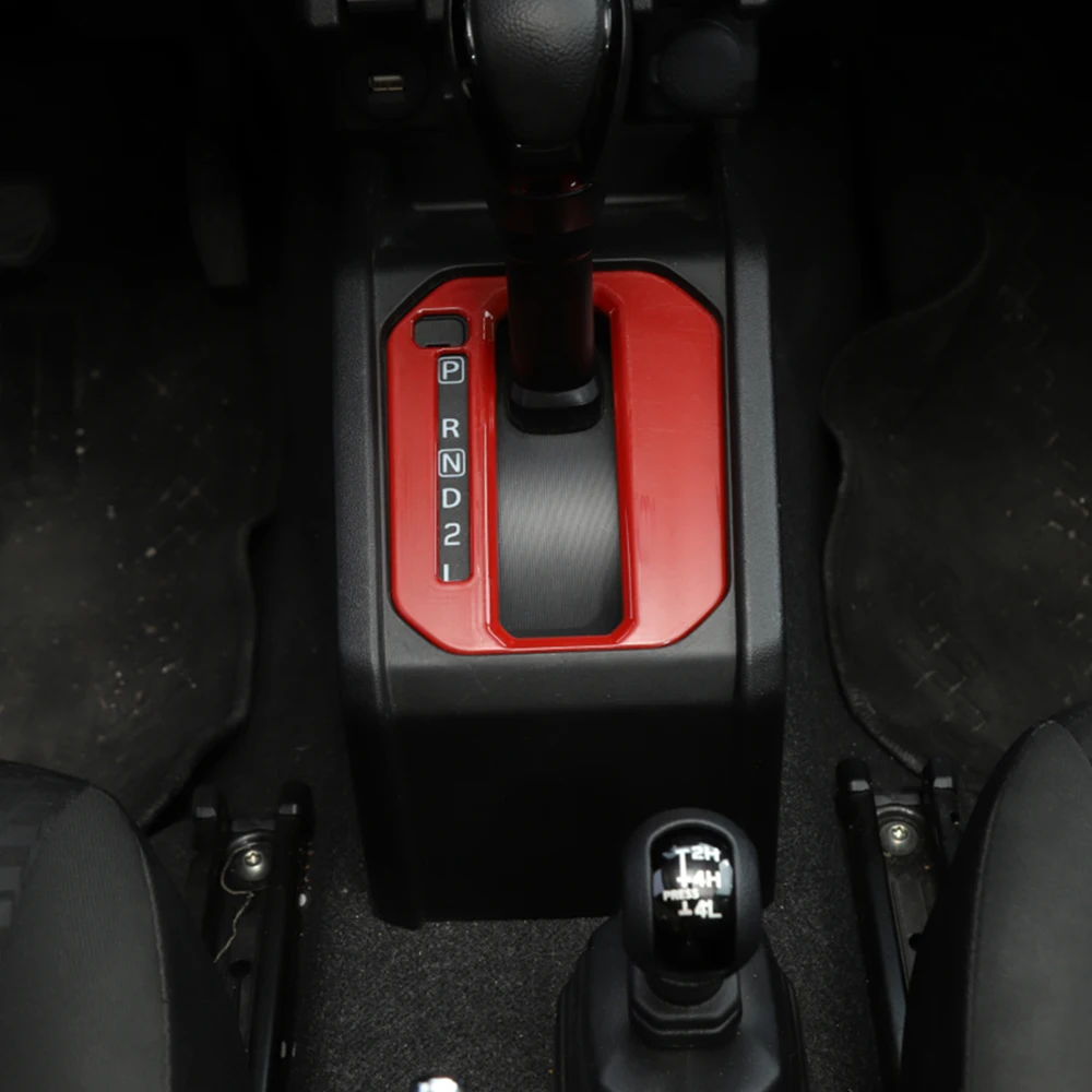 for Suzuki Jimny JB64 JB74 2019 2020 2021 2022 2023-2025 Gear Shift Panel Decoration Cover Trim Sticker Car Interior Accessories