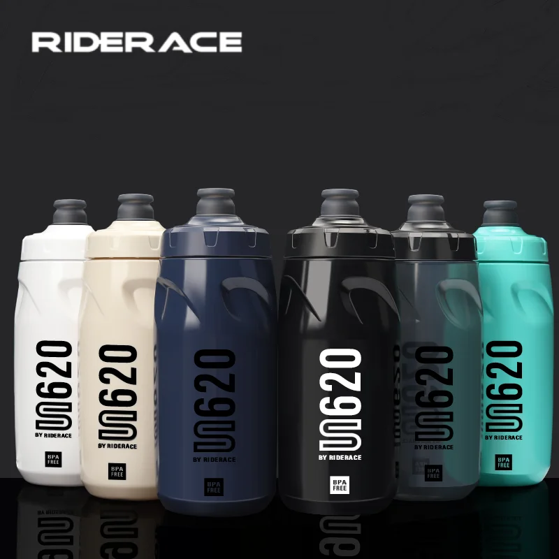RIDERACE Bicycle Kettle Portable Bike Cup Cycling Water Bottle 620ML PP5 BPA FREE Outdoor Running Climbing Sports Squeeze Mug
