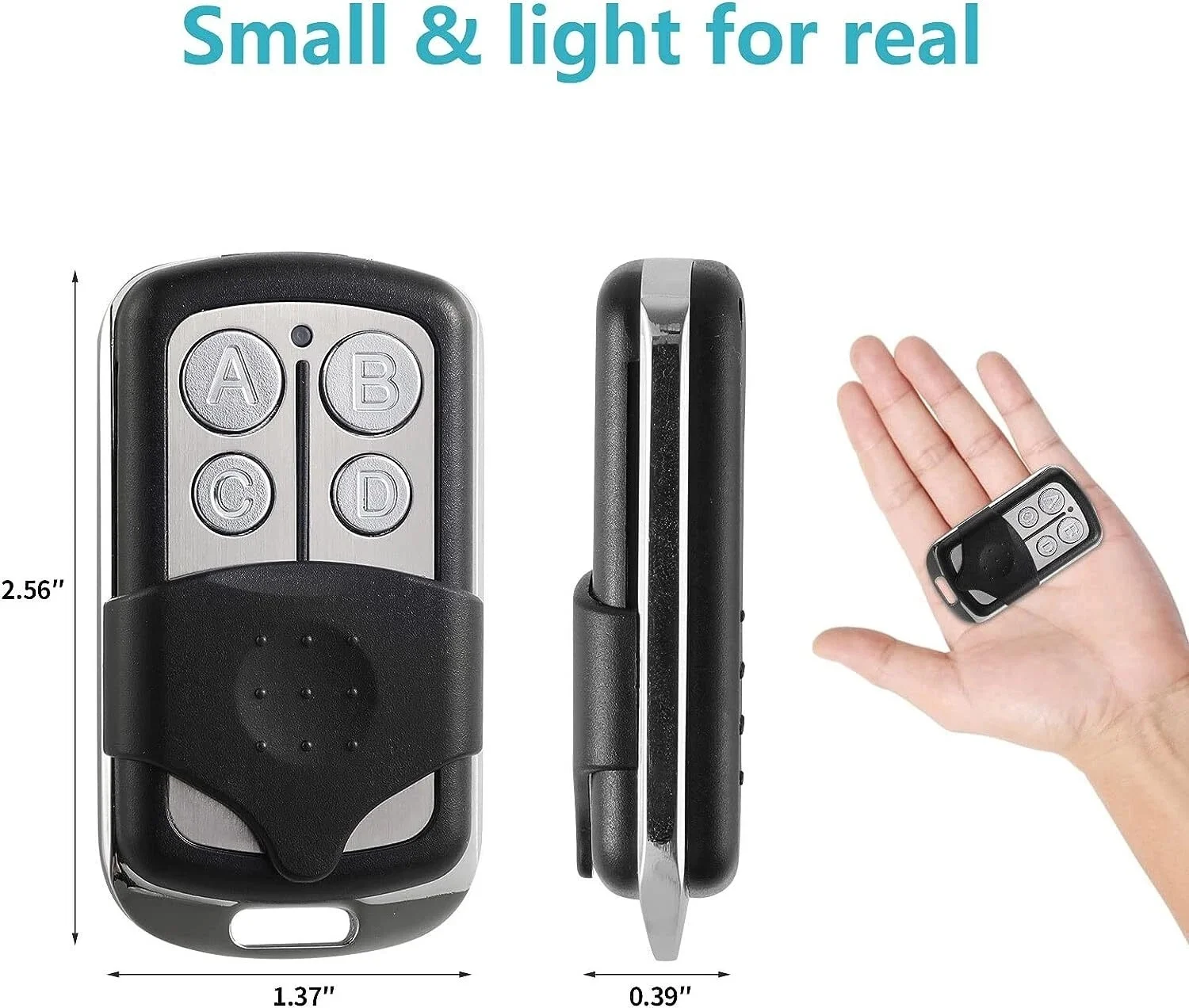 For 315-390mhz 893MAX Remote Control Garage Door Opener 4 Button For 891MAX 892MAX 890MAX 895MAX 891LM 892LM 893LM