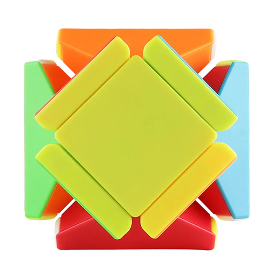Fanxin 3X3 Third-order X Oblique Rotation Magic Cube Shaped Puzzle Decompression Magic Cube Early Education Children's Toy