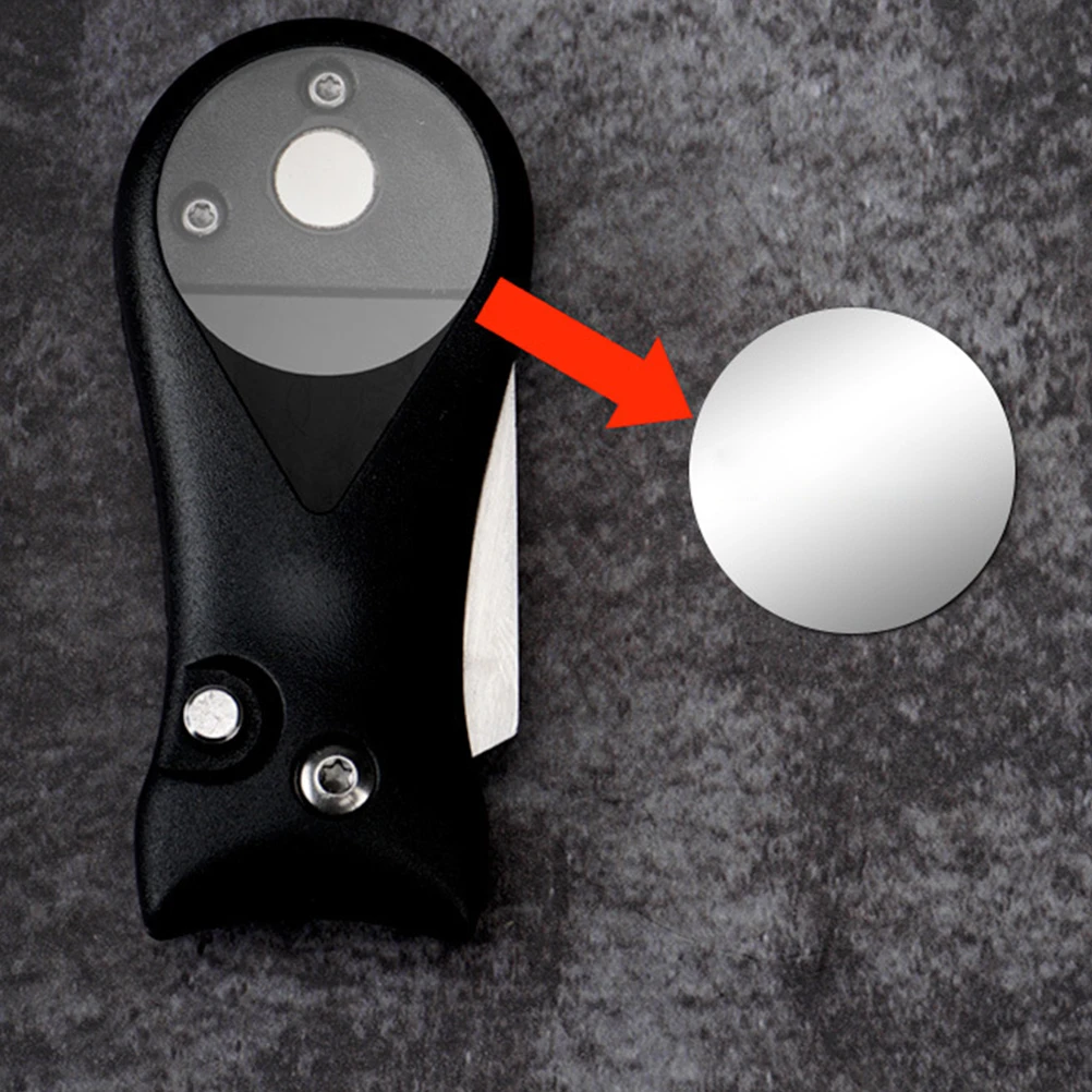 

Stainless Steel Grass Repair Tool Divot Tool Fork ABS Plastic Handle Folding Fork Training Tools (Black)