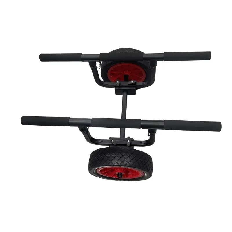 Adjustable Width Environmentally Friendly Aluminum Alloy Kayak Trailer Airless Wheel Offshore Water Kayak Canoe Accessories Car