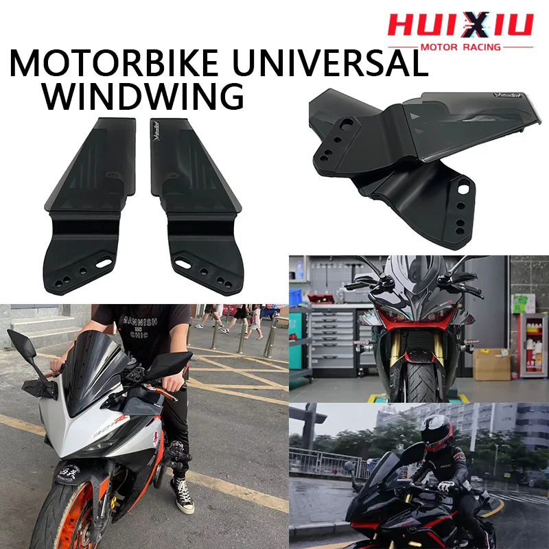 

Suitable for imitation race motorbike universal accessories wind wing deflector wing universal wind wing side wing